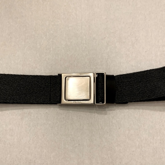 Prada Woven Square Buckle Belt - Picture 4 of 4